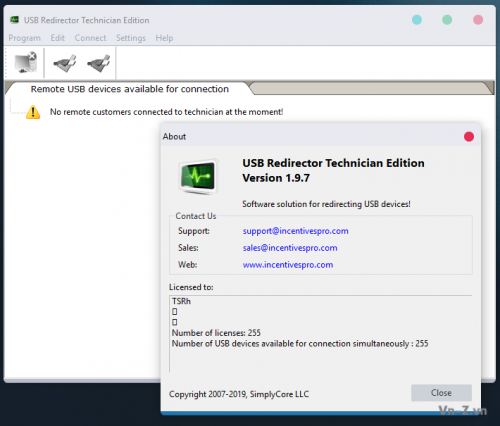 using usb redirector technician edition with teamviewer